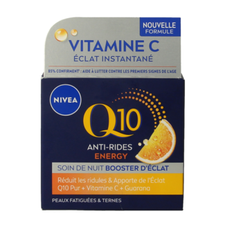 Nivea Nivea Q10 energy nachtcreme anti rimpel 50 Milliliter