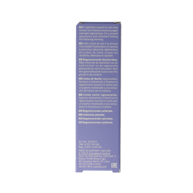 Weleda Iris Regenerating Night Cream 30 Millilitres