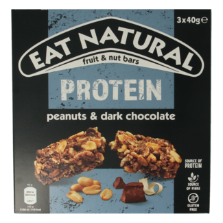 Eat Natural Eat Natural Crunchy peanut choco 3 x 40 gram 120 Gram