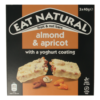 Eat Natural Eat Natural Migdał / Morela / Jogurt 3 x 40 gram 120 Gram