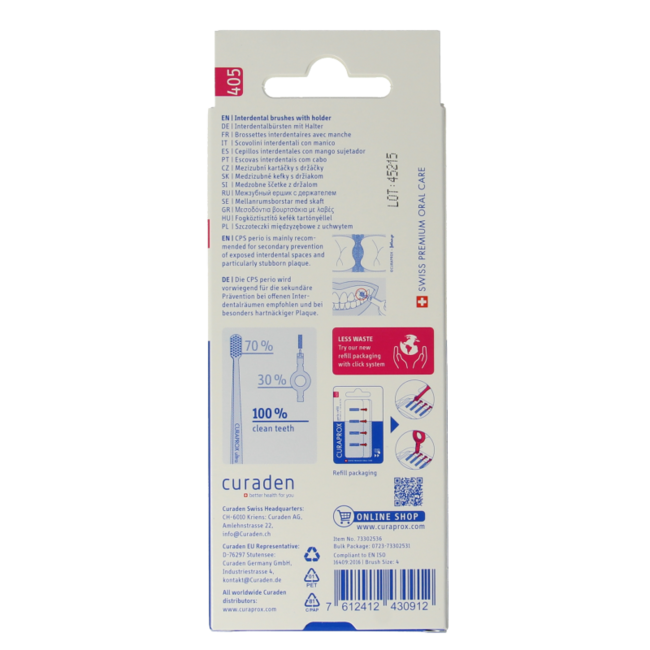 Curaprox Perio start 405 pink 5 Pack