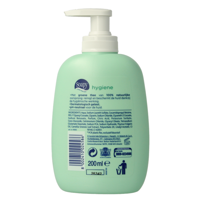 Soapy Handzeep hygiene 200 Milliliter