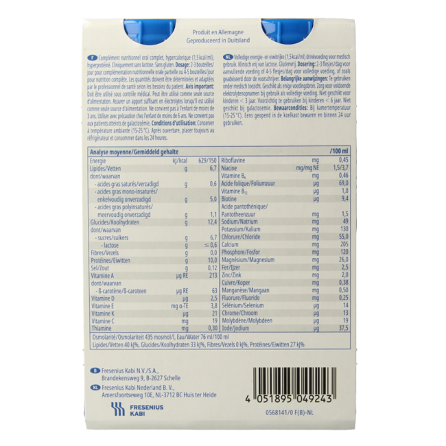 Fresubin Protein Cappuccino 250ml, 4 Stück