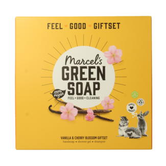 Marcel's Green Soap Marcel's Green Soap Gift Set Vanilla & Cherry Blossom 1 Set