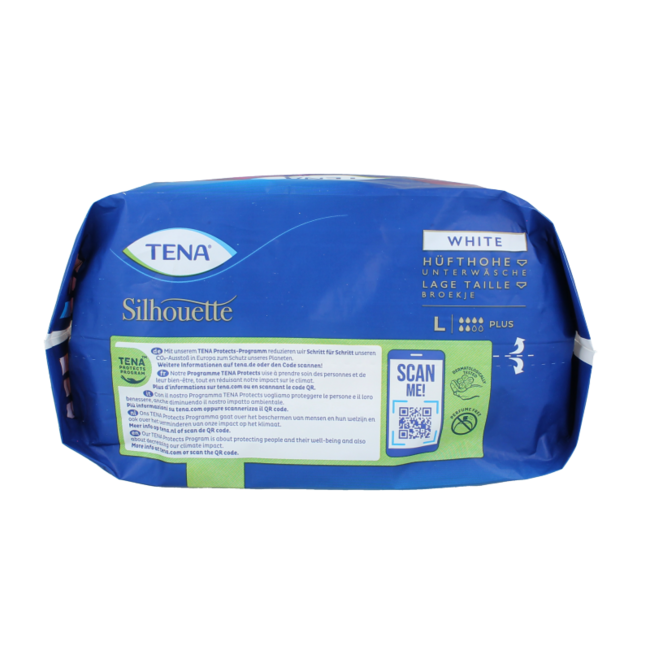 Tena Silhouette Plus Low Waist Weiß L 10 Stück