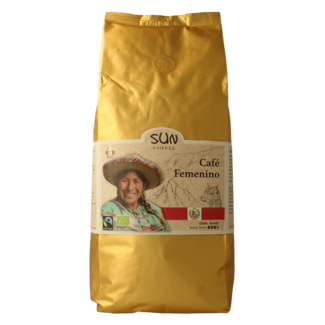 SUN Coffee SUN Coffee Cafe femenino beans dark roast organic 1 Kilogram