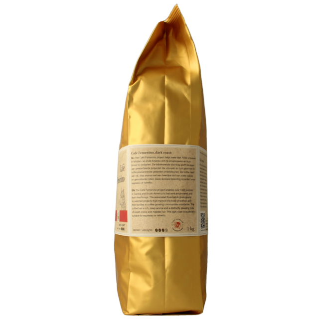 SUN Coffee Cafe femenino beans dark roast organic 1 Kilogram