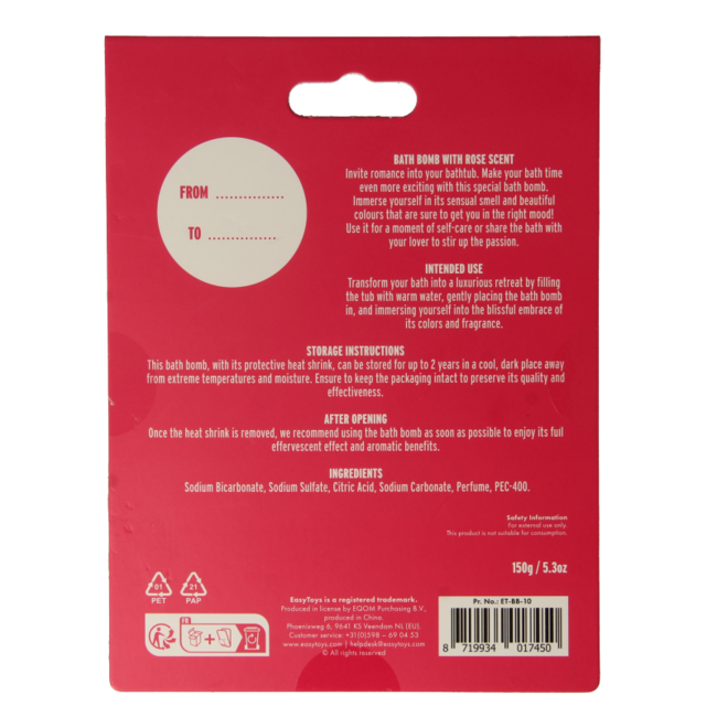 EasyToys Pussy Bath Bomb 1 Piece