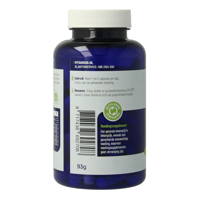 Choline Complex avec Inositol, B1, B5, B12 & Folate 90 Gélules végétariennes