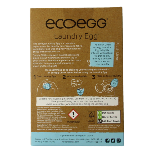 Eco Egg Laundry egg fresh linen 1 Stuks