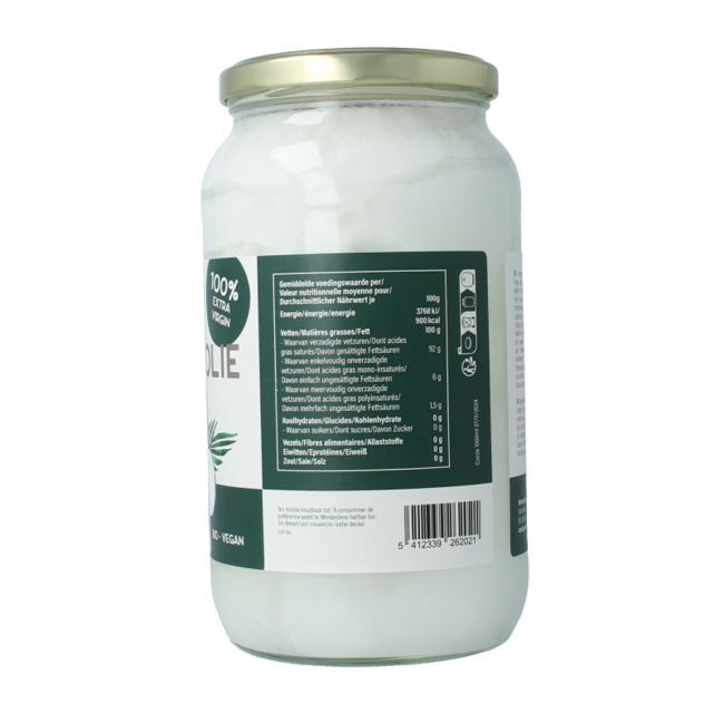 Organic coconut oil 1000 Millilitres