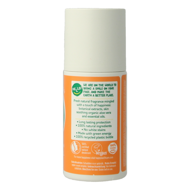 Deodorante roll-on Pure rosa petitgrain 75 Millilitri