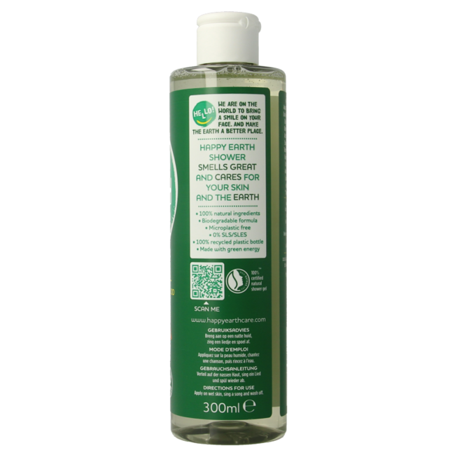 Shower gel bergamot cedarwood 300 Millilitres