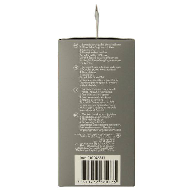 Breast milk storage bags 210ml 50 pieces