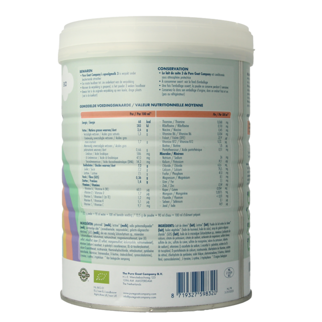 Organic Follow-on Milk 3 800g