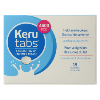 Kerutabs Enzima lactasa 4600 FCC 15 comprimidos
