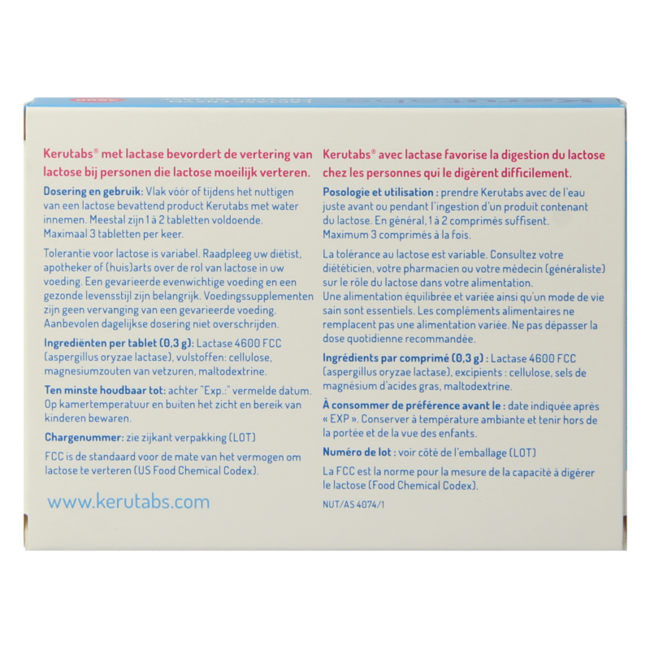 Lactase enzyme 4600 FCC 15 Tablets