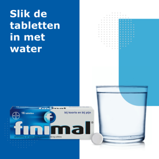 Finimal Finimal Paracetamol z kofeiną 500/50 mg 16 tabletek