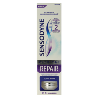 Sensodyne Toothpaste clinical repair active white 75 Millilitres