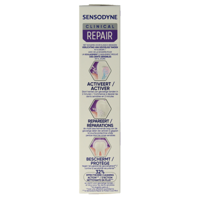Sensodyne Toothpaste clinical repair deep clean 75 Millilitres