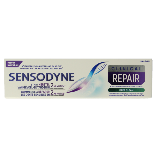 Sensodyne Clinical Repair Deep Clean Toothpaste 75ml