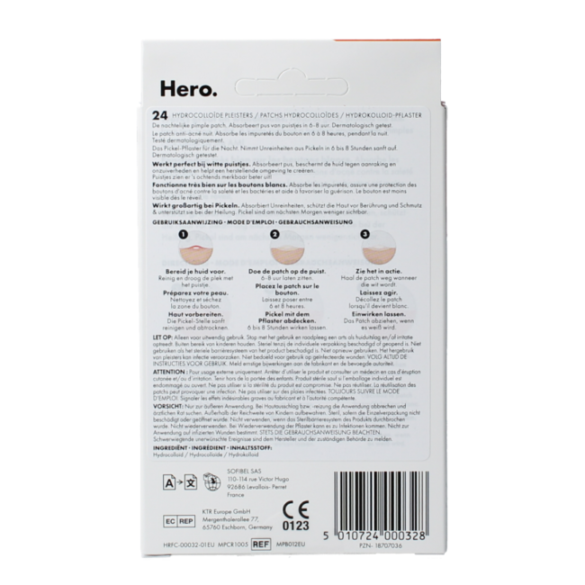 Hero Mighty Patch Original, 24 Stück