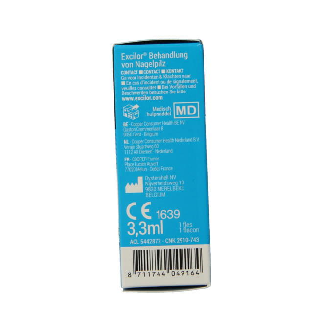 Excilor Fungal Nail solution brush 3 Millilitres