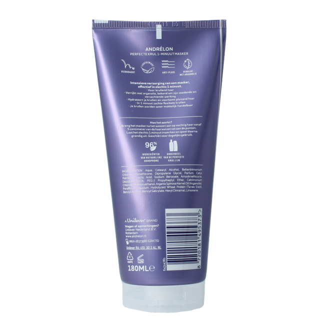 Andrelon Mask 1 minute wow perfect curl 180 Millilitres