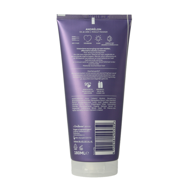 Andrelon Masker 1 Minute Wow Oil & Care 180 Milliliter