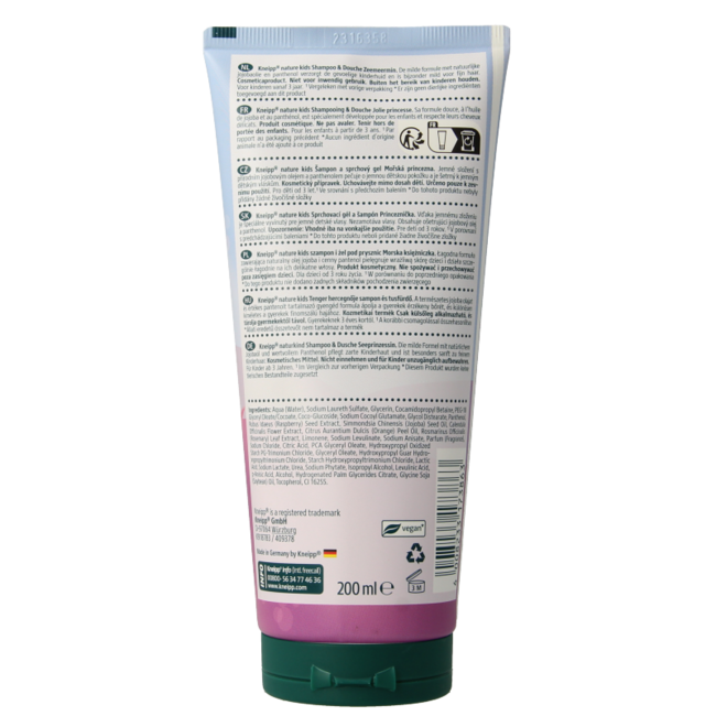 Kneipp Shampoo & shower mermaid 200 Millilitres