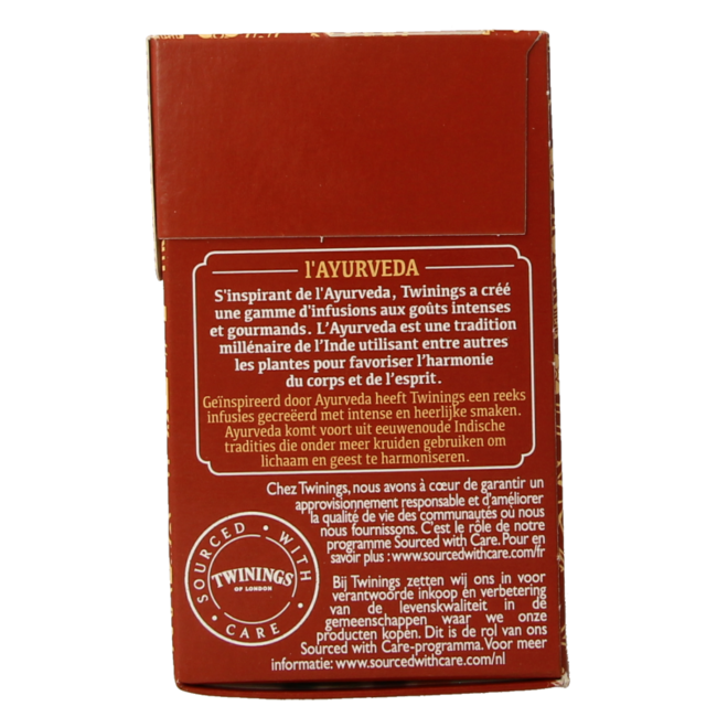 Twinings Ayurveda kokos vanille cacaoboon 20 Stuks
