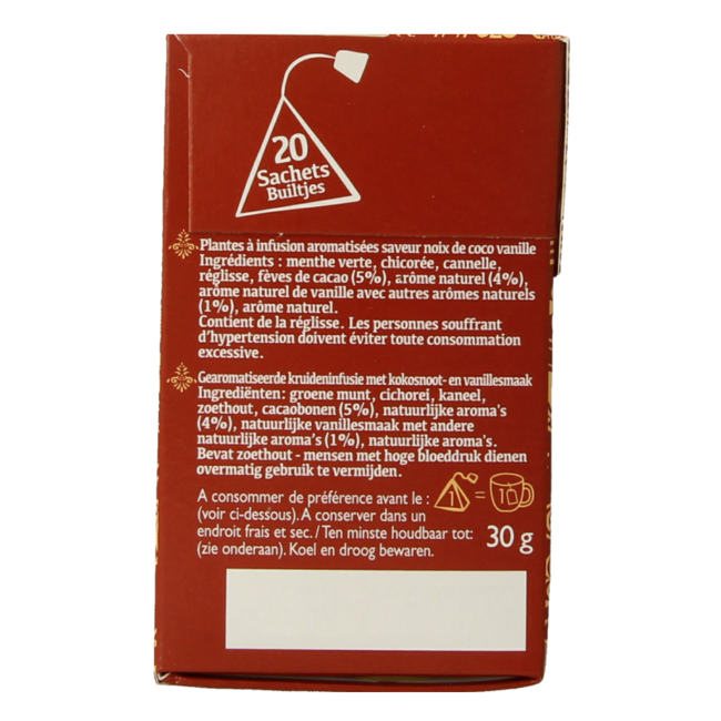 Twinings Ayurveda Coconut Vanilla Cocoa Bean 20 Pieces