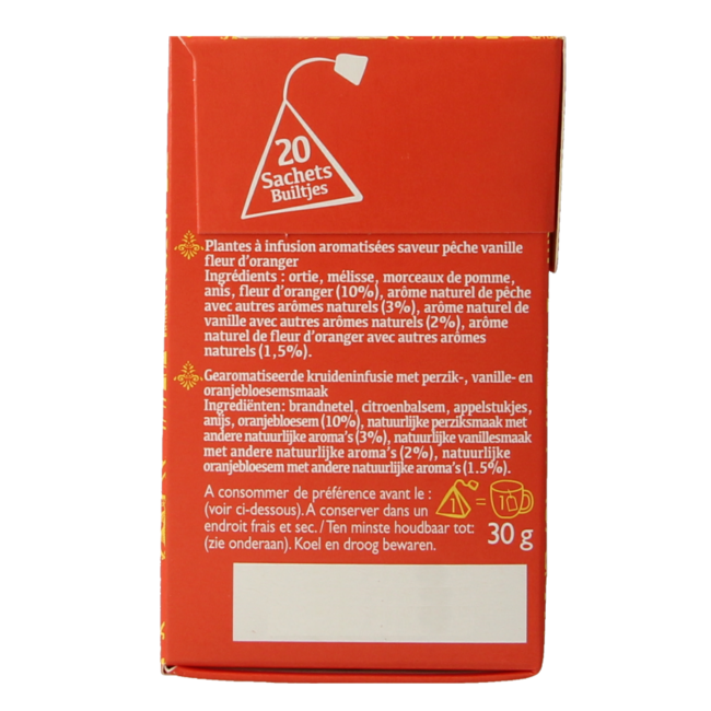 Twinings Ayurveda Vanille Pfirsich Orangenblüte 20 Stück