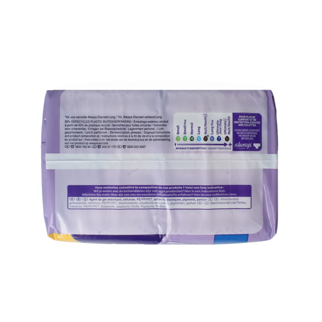 Always Discreet long+ 16 Stück