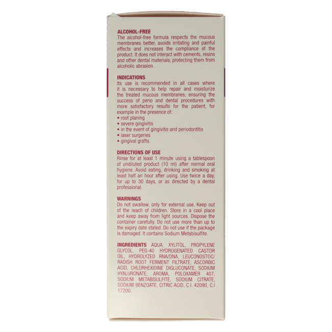 Curasept Perio mouthwash chlorhexidine ADS 500 Millilitres