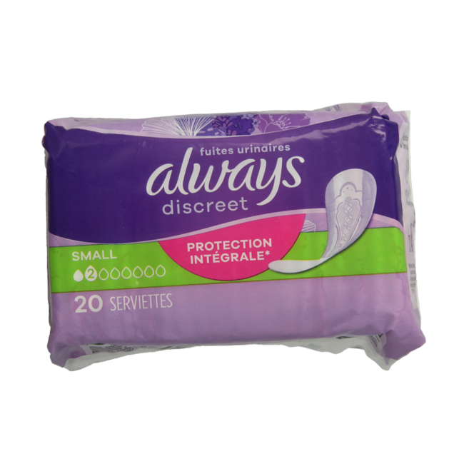 Always Discreet small 20 Pieces