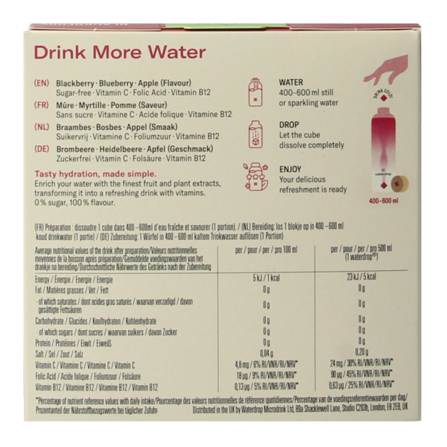 Microdrink Blackberry 12 Pieces