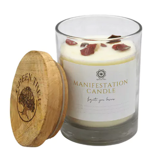 Green Tree Green Tree Scented Candle manifestation glass 226 Gram