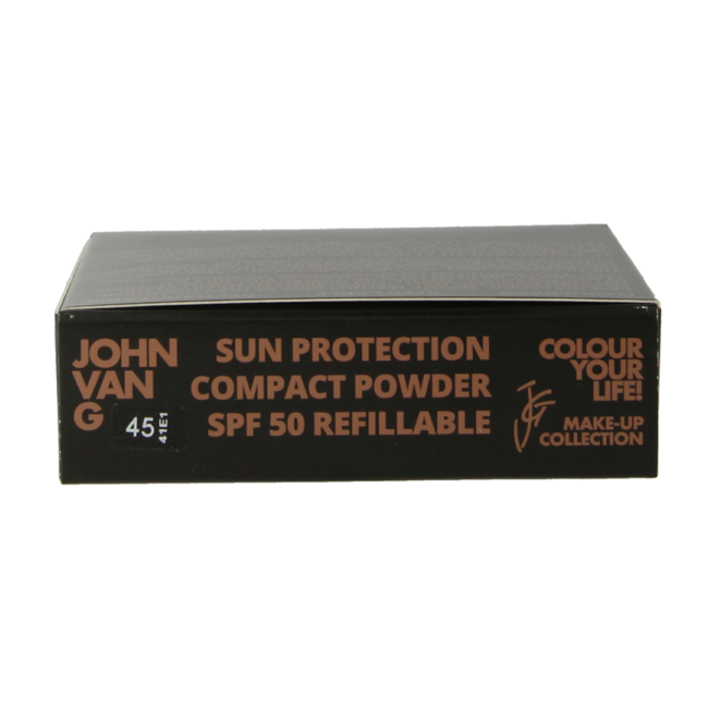 John van G Cipria Compatta Protezione Solare SPF50 Ricarica 45 1 Pezzo