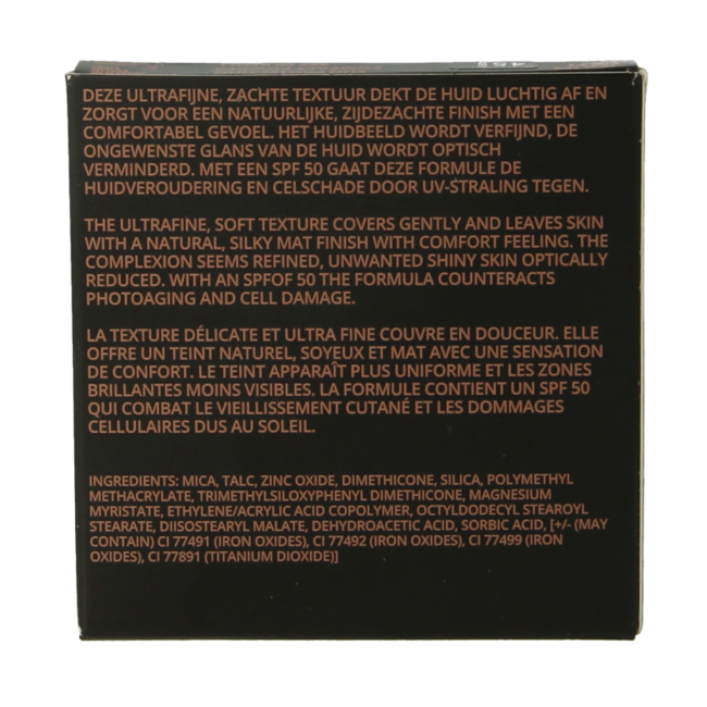 John van G Sun protection compact powder SPF50 recharge 45 1 pièce