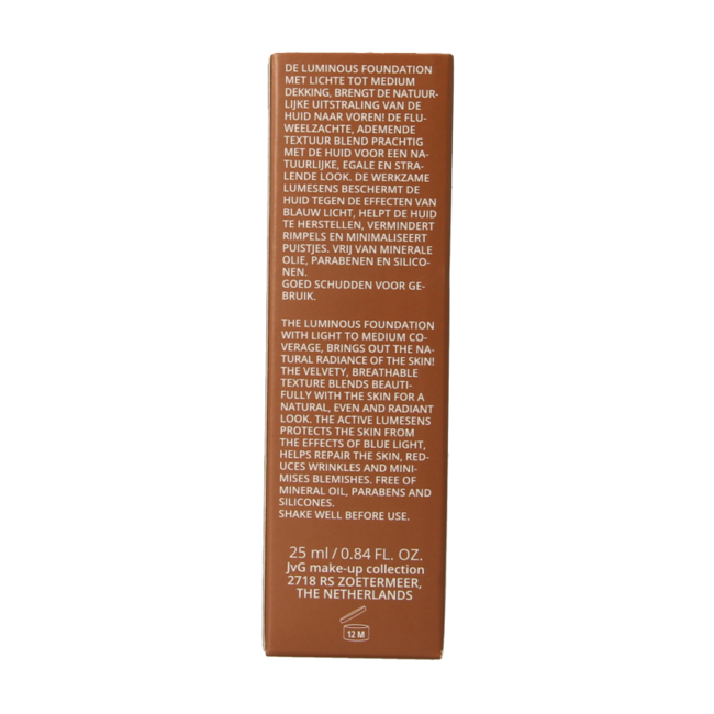 John van G Luminous foundation 06 25 Millilitres
