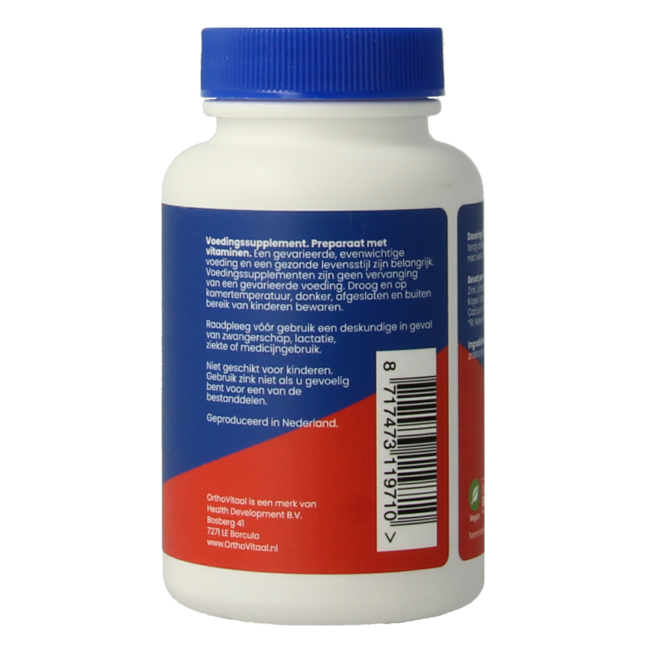 OrthoVitaal Zinc 50mg 90 comprimidos