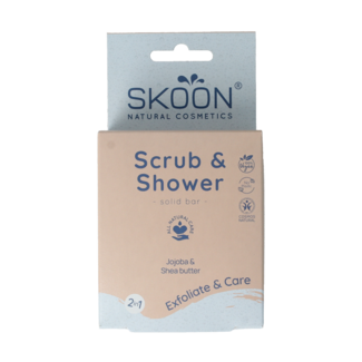 Skoon Exfoliante y gel de ducha sólido 90 gramos