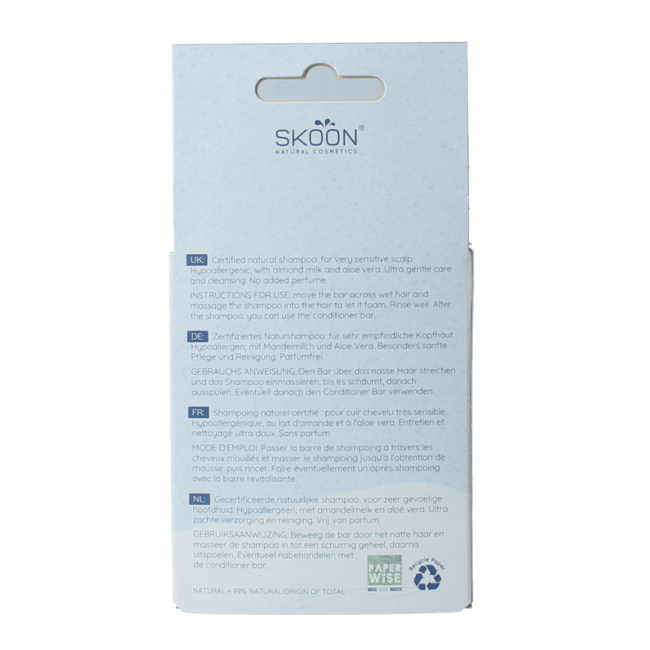 Festes Shampoo Sanft & Sensitiv 90 Gramm