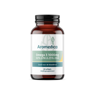 Aromedica Aromedica Omega 3 1000 mg 50 % EPA & 25 % DHA 60 Softgels