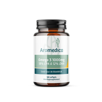 Aromedica Aromedica Oméga 3 18 % EPA 12 % DHA 1000 mg 180 capsules molles
