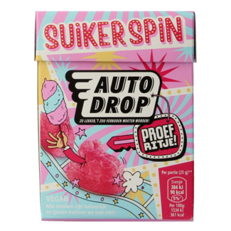 Autodrop Autodrop Proefritje candy floss 275 Gram