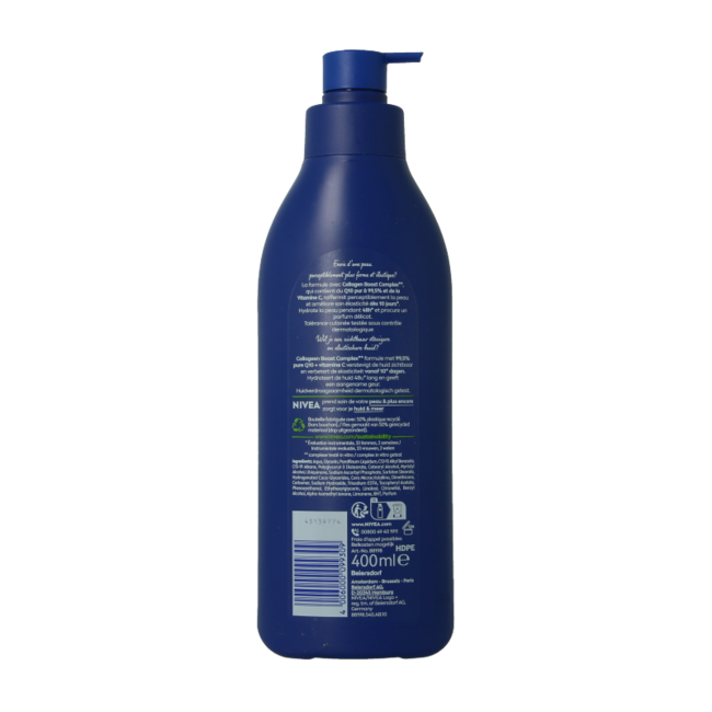 Nivea Body milk Q10 firming with pump 400 Millilitres