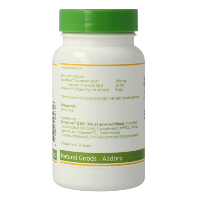 Elvitum Co-enzym Q10 sunactive 100mg 90 Vegetarische capsules