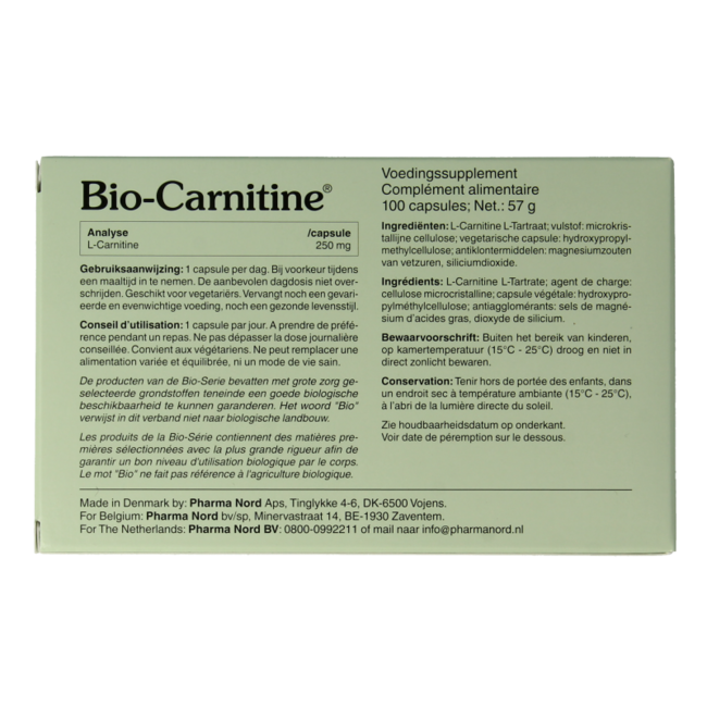 Pharma Nord Bio Carnitin 100 Kapseln